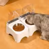 Smart Cat Bowl Pet Feeder Bowl Cat Dog Food Feeder Infrared Sensor Auto Open Cover Smart Feeder Anti-mouse Cat Food Dispenser