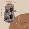 Hidden Squirrel Plush Dog Toy - Image 3